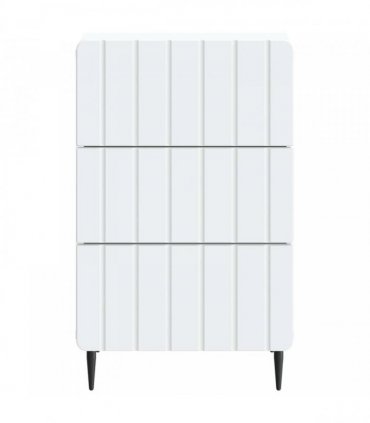 vidaXL Bedside Cabinet White 43x 41 x 68 cm Engineered Wood