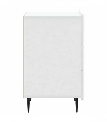 vidaXL Bedside Cabinet White 43x 41 x 68 cm Engineered Wood