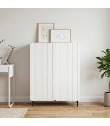 vidaXL Sideboard White 66 x 34.5 x 92 cm Engineered Wood