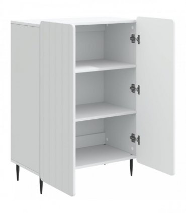 vidaXL Sideboard White 66 x 34.5 x 92 cm Engineered Wood