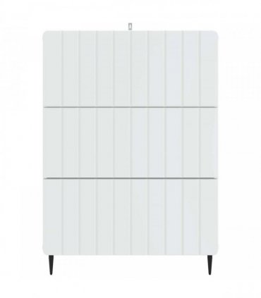 vidaXL Drawer Cabinet White 66 x 34.5 x 92 cm Engineered Wood