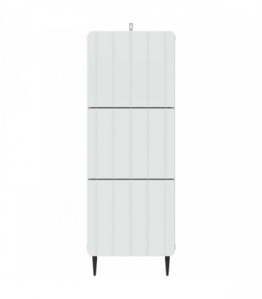 vidaXL Drawer Cabinet White 33 x 34.5 x 92 cm Engineered Wood