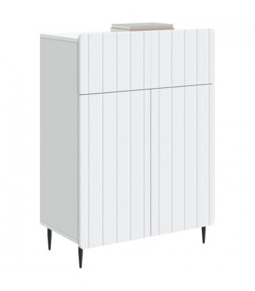 vidaXL Sideboard with Drawer White 66 x 34.5 x 92 cm Engineered Wood