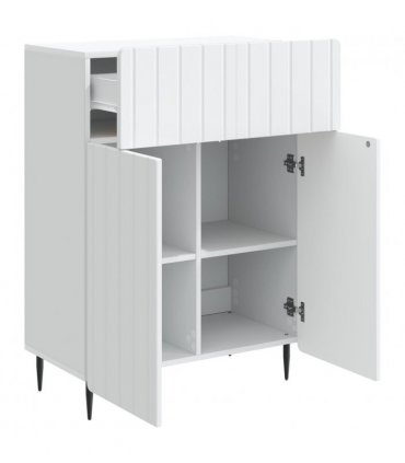 vidaXL Sideboard with Drawer White 66 x 34.5 x 92 cm Engineered Wood