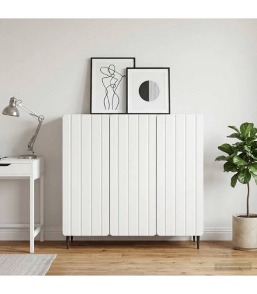 vidaXL Sideboard White 89 x 34.5 x 82 cm Engineered Wood