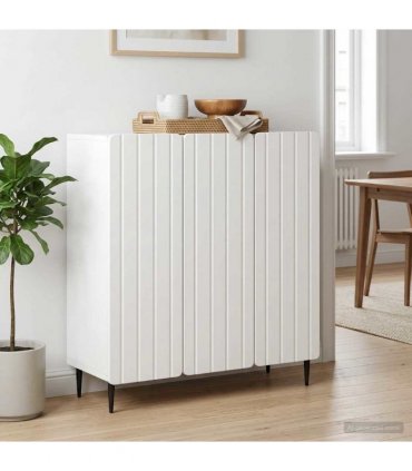vidaXL Sideboard White 89 x 34.5 x 82 cm Engineered Wood