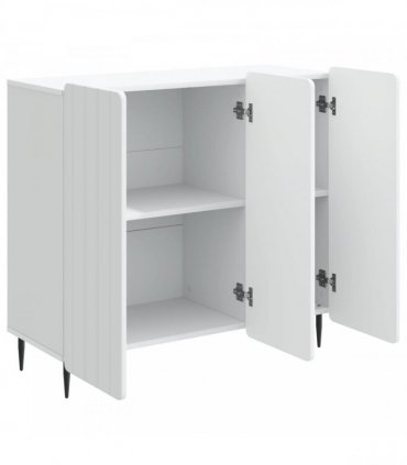 vidaXL Sideboard White 89 x 34.5 x 82 cm Engineered Wood