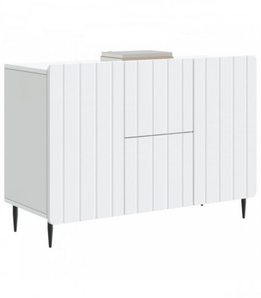 vidaXL Sideboard with Drawer White 89 x 34.5 x 62 cm Engineered Wood