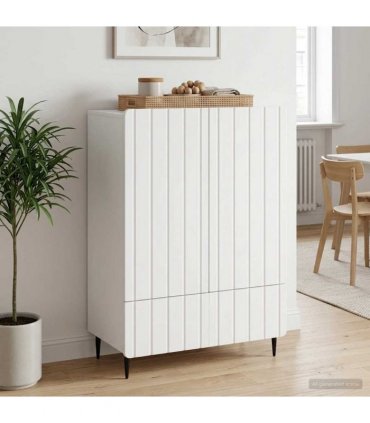 vidaXL Sideboard with Drawer White 66 x 34.5 x 97 cm Engineered Wood