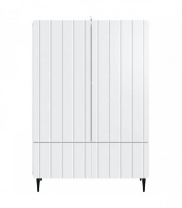 vidaXL Sideboard with Drawer White 66 x 34.5 x 97 cm Engineered Wood