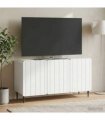 vidaXL TV Cabinet White 99 x 34.5 x 52 cm Engineered Wood