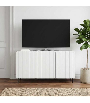 vidaXL TV Cabinet White 99 x 34.5 x 52 cm Engineered Wood