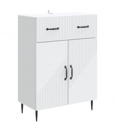 vidaXL Sideboard with Drawer White 66 x 34.5 x 89.5 cm Engineered Wood