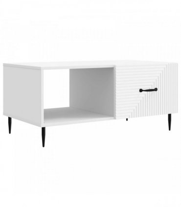vidaXL Coffee Table White 90 x 50 x 40 cm Engineered Wood — V0672202718