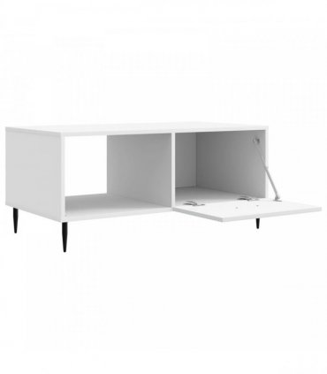 vidaXL Coffee Table White 90 x 50 x 40 cm Engineered Wood — V0672202718