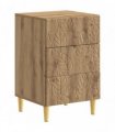 vidaXL Bedside Table Artisan Oak 43 x 39.5 x 66.5 cm Engineered Wood