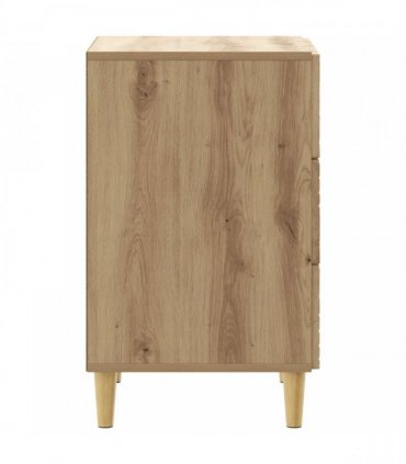vidaXL Bedside Table Artisan Oak 43 x 39.5 x 66.5 cm Engineered Wood