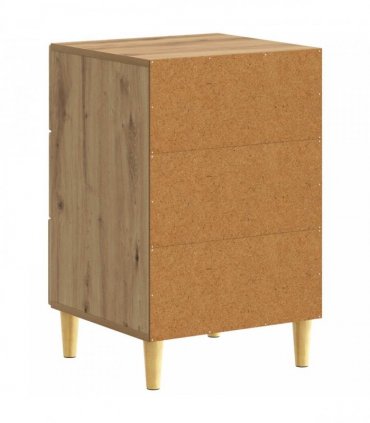 vidaXL Bedside Table Artisan Oak 43 x 39.5 x 66.5 cm Engineered Wood