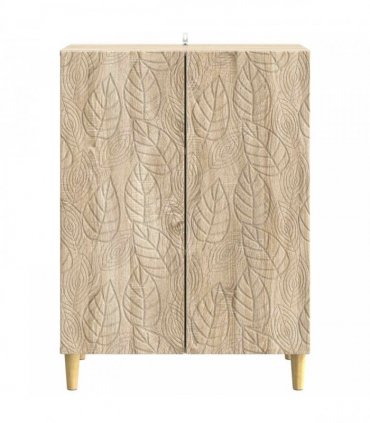 vidaXL Sideboard Sonoma Oak 66 x 34.5 x 90 cm Engineered Wood — V0672202738