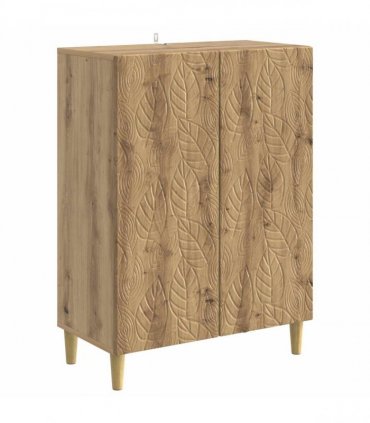 vidaXL Sideboard Artisan Oak 66 x 34.5 x 90 cm Engineered Wood — V0672202742