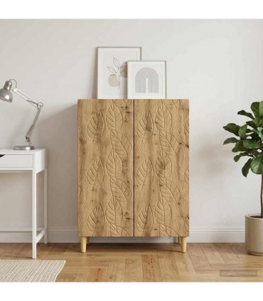 vidaXL Sideboard Artisan Oak 66 x 34.5 x 90 cm Engineered Wood — V0672202742