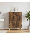 vidaXL Sideboard Smoked Oak 66 x 34.5 x 90 cm Engineered Wood — V0672202743