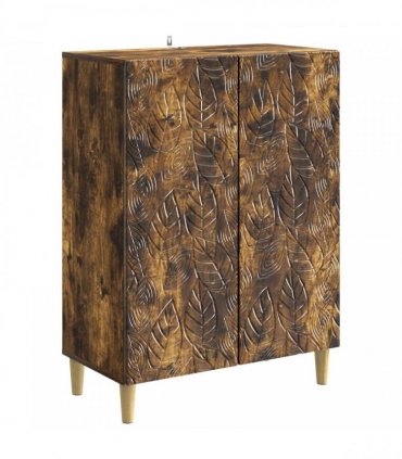 vidaXL Sideboard Smoked Oak 66 x 34.5 x 90 cm Engineered Wood — V0672202743