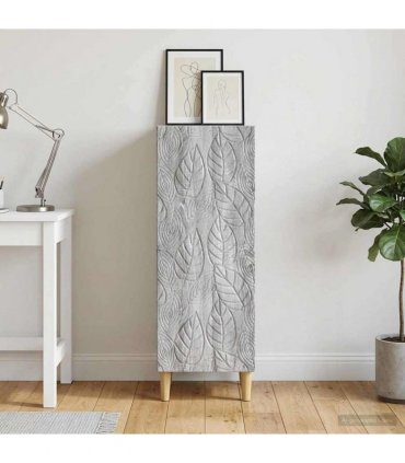 vidaXL Sideboard Grey Sonoma 33 x 34.5 x 90 cm Engineered Wood — V0672202748