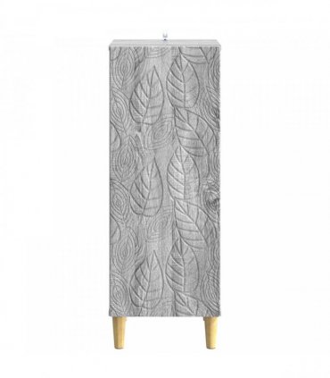 vidaXL Sideboard Grey Sonoma 33 x 34.5 x 90 cm Engineered Wood — V0672202748