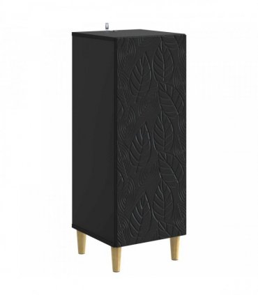 vidaXL Sideboard Black 33 x 34.5 x 90 cm Engineered Wood — V0672202749