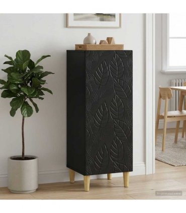 vidaXL Sideboard Black 33 x 34.5 x 90 cm Engineered Wood — V0672202749