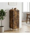 vidaXL Sideboard Smoked Oak 33 x 34.5 x 90 cm Engineered Wood — V0672202750