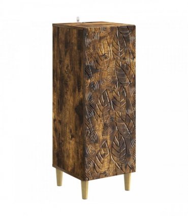 vidaXL Sideboard Smoked Oak 33 x 34.5 x 90 cm Engineered Wood — V0672202750