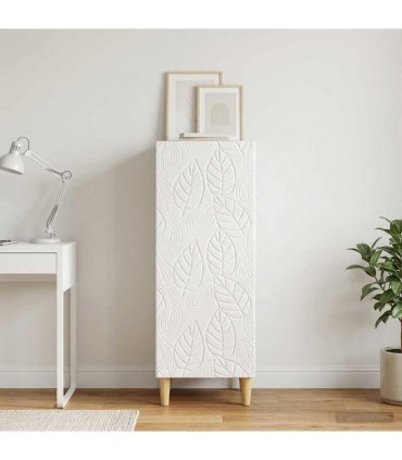 vidaXL Sideboard High Gloss White 33 x 34.5 x 90 cm Engineered Wood — V0672202751