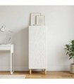 vidaXL Sideboard High Gloss White 33 x 34.5 x 90 cm Engineered Wood — V0672202751