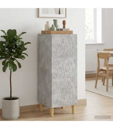 vidaXL Sideboard Concrete Grey 33 x 34.5 x 90 cm Engineered Wood — V0672202752