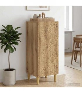 vidaXL Sideboard Artisan Oak 33 x 34.5 x 90 cm Engineered Wood — V0672202753