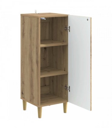 vidaXL Sideboard Artisan Oak 33 x 34.5 x 90 cm Engineered Wood — V0672202753