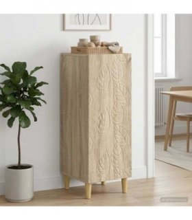 vidaXL Sideboard Sonoma Oak 33 x 34.5 x 90 cm Engineered Wood — V0672202755