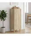vidaXL Sideboard Sonoma Oak 33 x 34.5 x 90 cm Engineered Wood — V0672202755