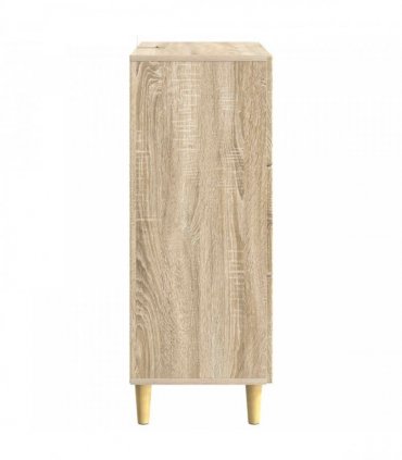 vidaXL Drawer Cabinet Sonoma Oak 66 x 34.5 x 90 cm Engineered Wood — V0672202760