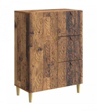 vidaXL Sideboard Old Wood 66 x 34.5 x 90 cm Engineered Wood — V0672202779
