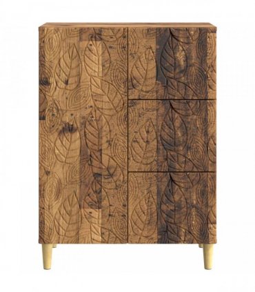vidaXL Sideboard Old Wood 66 x 34.5 x 90 cm Engineered Wood — V0672202779