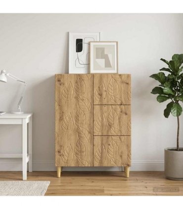 vidaXL Sideboard Artisan Oak 66 x 34.5 x 90 cm Engineered Wood — V0672202782