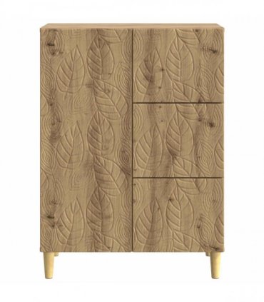 vidaXL Sideboard Artisan Oak 66 x 34.5 x 90 cm Engineered Wood — V0672202782