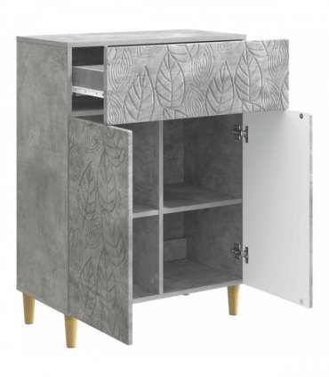 vidaXL Sideboard Concrete Grey 66 x 34.5 x 90 cm Engineered Wood — V0672202783