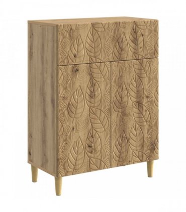 vidaXL Sideboard Artisan Oak 66 x 34.5 x 90 cm Engineered Wood — V0672202785