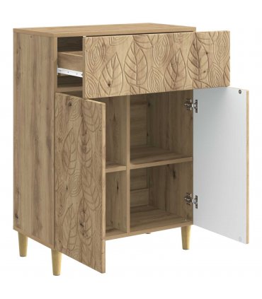 vidaXL Sideboard Artisan Oak 66 x 34.5 x 90 cm Engineered Wood — V0672202785
