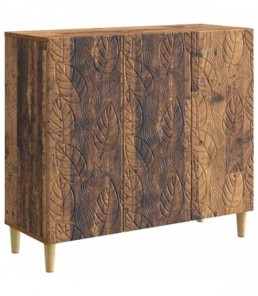 vidaXL Sideboard Old Wood 89 x 34.5 x 80 cm Engineered Wood — V0672202800