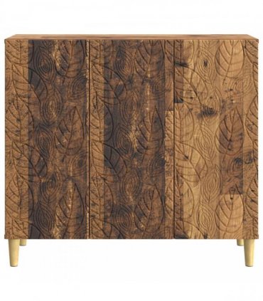 vidaXL Sideboard Old Wood 89 x 34.5 x 80 cm Engineered Wood — V0672202800